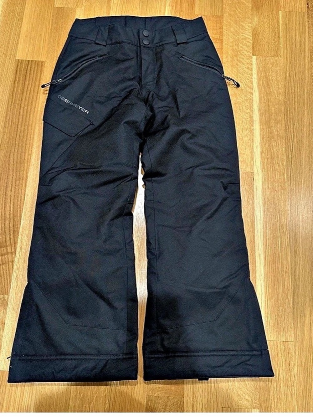 Obermeyer Girls Ski Snow Ski Pants Black M 10–12 Waterproof Insulated New No Tag